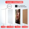 Plexon 24x36 Poster Frame Large Picture Frame for Wall Picture Frames Gallery Photo Frame Large White2