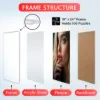 Plexon Poster Picture Frame for Wall, Picture Gallery Photo Frame 18x24, Large, White2