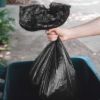 PLASTIC PRINCE (250 Pack) 13 Gallon Trash Bags, 12-16 Gallon Black Kitchen Bags, 1.1 Mil, Heavy Duty, Fits Round and Square 12-16 gal Trash Cans, 24" x 31" Garbage Trash Can Liners5
