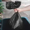 PLASTIC PRINCE (250 Pack) 13 Gallon Trash Bags, 12-16 Gallon Black Kitchen Bags, 1.1 Mil, Heavy Duty, Fits Round and Square 12-16 gal Trash Cans, 24" x 31" Garbage Trash Can Liners5