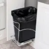 PLASTIC PRINCE (250 Pack) 13 Gallon Trash Bags, 12-16 Gallon Black Kitchen Bags, 1.1 Mil, Heavy Duty, Fits Round and Square 12-16 gal Trash Cans, 24" x 31" Garbage Trash Can Liners6