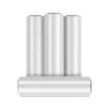 PLASTIC PRINCE 18" x 1000 ft 70 Gauge 4 Rolls Pallet Hand Shrink Wrap Stretch Wrap High Quality 1 Pack (4)1