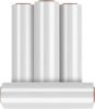 PLASTIC PRINCE 18" x 1500 ft 80 Gauge 4 Rolls Pallet Hand Shrink Wrap Stretch Wrap High Quality 4 Pack1