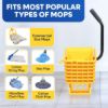 PLASTIC PRINCE Mop Wringer Only Side Press Wringer Replacement for Commercial Mop Bucket on Wheels - 26-Quart or 35 Quart, Yellow4