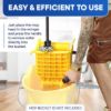 PLASTIC PRINCE Mop Wringer Only Side Press Wringer Replacement for Commercial Mop Bucket on Wheels - 26-Quart or 35 Quart, Yellow5