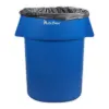 PLASTIC PRINCE 55 Gallon Round Trash Can Garbage Can Blue Plastic Waste Container for Home Garage Restaurants Warehouses1