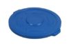 PLASTIC PRINCE Round Trash Can Lid Compatible with 55 Gallon Plastic Prince Container, Blue3