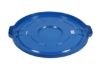 PLASTIC PRINCE Round Trash Can Lid Compatible with 55 Gallon Plastic Prince Container, Blue4