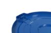 PLASTIC PRINCE Round Trash Can Lid Compatible with 55 Gallon Plastic Prince Container, Blue5