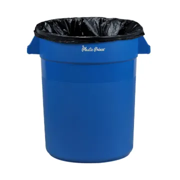 PLASTIC PRINCE 20 Gallon Round Trash Can Container Blue Plastic Commercial Garbage Bin for Home Garage Restaurants Warehouses1