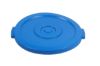 PLASTIC PRINCE Round Trash Can Lid, Compatible with 20 Gallon Wastebasket Garbage Can, Blue Plastic2