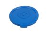 PLASTIC PRINCE Round Trash Can Lid, Compatible with 20 Gallon Wastebasket Garbage Can, Blue Plastic3