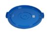 PLASTIC PRINCE Round Trash Can Lid, Compatible with 20 Gallon Wastebasket Garbage Can, Blue Plastic4
