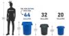 PLASTIC PRINCE 44 Gallon Round Trash Can Garbage Can Blue Waste Container for Home Garage Restaurants Warehouses4