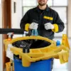 PLASTIC PRINCE 44 Gallon Trash Can Frame, 44 Gal Trash Can Caddy, Yellow5