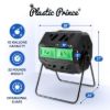 PLASTIC PRINCE Outdoor Compost Bin Tumbler for Home, Compost Tumbler Outdoor Large, 43-Gallon, Green2