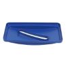PLASTIC PRINCE Paper Recycling Lid, 23 Gallon Commercial Slim Jim Recycling Trash Can Lid with Hole, Plastic Blue Waste Garbage Can Lid with Paper Slot, Outdoor Recycling Bin Lid5