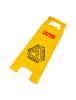 PLASTIC PRINCE Wet Floor Sign, Slippery When Wet A-Frame Caution Sign, Bright Yellow4