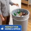 PLASTIC PRINCE 55 Gallon Trash Bags Large Clear Garbage Bags for Rubbermaid Brute 44-55 Gallon Trash Cans 38 x 58 Recycling Trash Can Liners 1.2 Mil, Pack of 1006