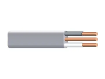 Romex 10/2UF-W/GX250 Building Wire, #10 AWG Wire, 2-Conductor, Copper Conductor, PVC Insulation, Nyl