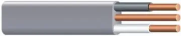 Romex 12/2UF-WGX100 Building Wire, #12 AWG Wire, 2-Conductor, Copper Conductor, PVC Insulation, Nylo