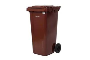 32-Gallon Rollout Container, Brown
