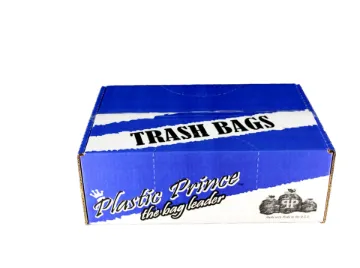 26" x 24" x 60" 65 Gallon 2Mil Clear Trash Bags, 50/Case
